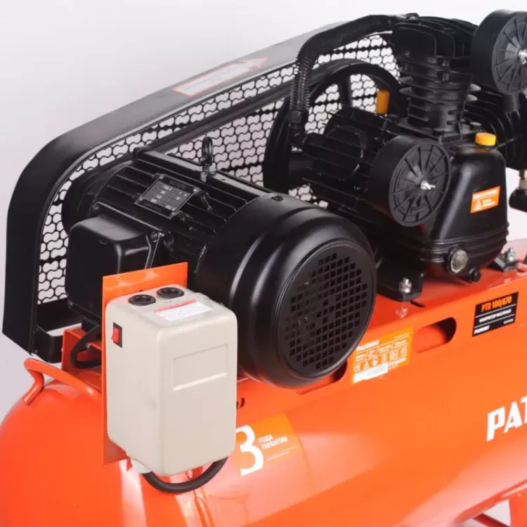 Компрессор масляный поршневой ременной PATRIOT PTR100/670 купить в Тюмени
