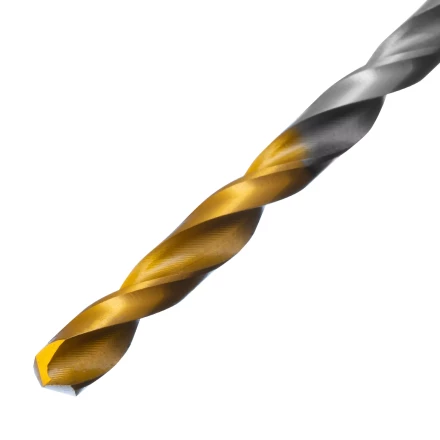 Сверло спиральное по металлу 4,2 х 119 мм, Р6М5, Golden Tip, удлиненное Denzel 718251 купить в Тюмени