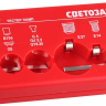 Тестер ламп СВЕТОЗАР для цоколей: G13, G5, G4, G5.3, G6.35, B15d, E27, E14, E10, звуковой сигнал SV-44900 купить в Тюмени