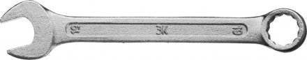 Ключ комбинированный гаечный ЗУБР &quot;СТАНДАРТ&quot;, оцинкованный, 19мм 27112-19 купить в Тюмени