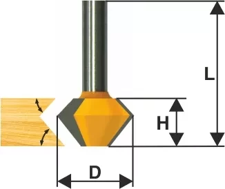 Фреза кром конусная ф381х222мм 45° хв 12мм 10641 купить в Тюмени