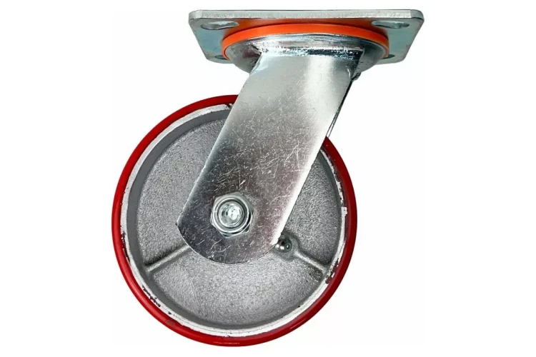 Аппаратное неповоротное колесо большегрузное HITCH 118*50 полиуретан FCp54 (SZ085011) купить в Тюмени
