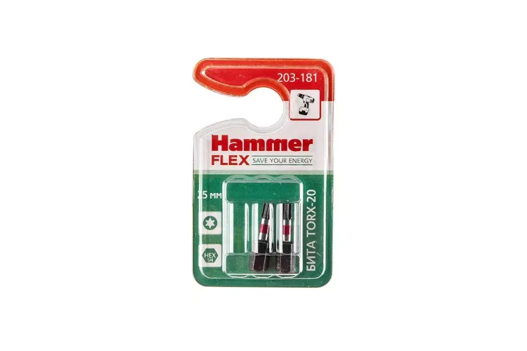 Бита HAMMER T20 25мм купить в Тюмени