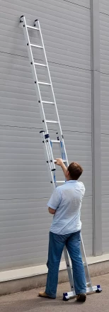 Лестница СИБИН универсальная, двухсекционная, 8 ступеней 38823-08 купить в Тюмени