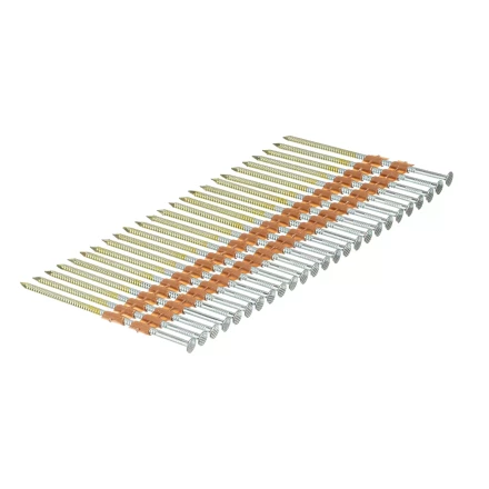 Гвозди для пнев. нейлера (оцинк.), длина - 90 мм, диам. - 3,05 мм, 2000 шт. Denzel 57690 купить в Тюмени