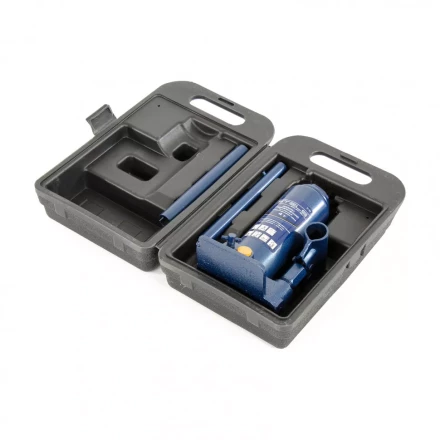 Домкрат гидравлический бутылочный 4 т h подъема 194–372 мм в пластиковом кейсе  STELS 51123 купить в Тюмени