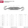 Талреп ЗУБР "ПРОФЕССИОНАЛ" DIN 1480, крюк-крюк, оцинкованный, кованая натяжная муфта, М16, ТФ16, 2 шт 4-304365-16 купить в Тюмени
