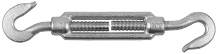 Талреп ЗУБР &quot;ПРОФЕССИОНАЛ&quot; DIN 1480, крюк-крюк, оцинкованный, кованая натяжная муфта, М16, ТФ16, 2 шт 4-304365-16 купить в Тюмени