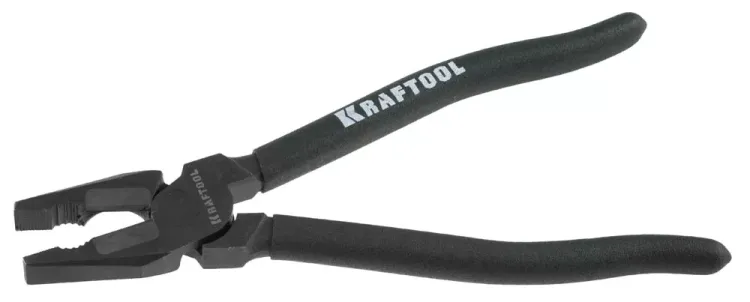 Плоскогубцы KRAFTOOL "KarbMax" комбинированные, с твердосплавными вставками, покрытие оксидированное с полировкой, 220мм 22018-1-22 купить в Тюмени