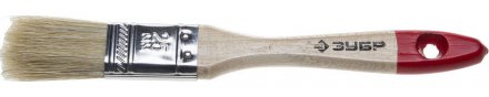 Кисть плоская ЗУБР &quot;УНИВЕРСАЛ-СТАНДАРТ &quot;, натуральная щетина, деревянная ручка, 25мм 4-01001-025 купить в Тюмени