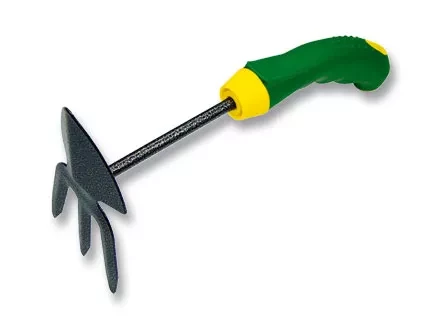 Мотыжка комбинир профиль &quot;лепесток&quot; и 3-зубая защ. покр обрез. эргономичная рукоятка  PALISAD 62377 купить в Тюмени