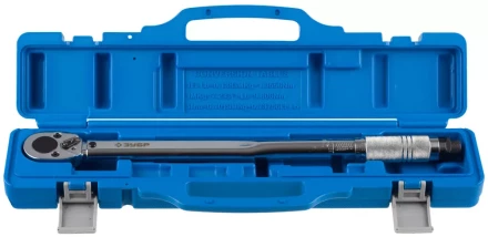 Ключ динамометрический ЗУБР "ЭКСПЕРТ", точность  +/- 4%, 1/2", 42 - 210 Нм 64094-210 купить в Тюмени
