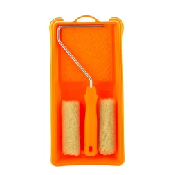 Малярный набор для фасадных работ: кювета 150 мм х 290 мм и мини-валик 110 мм Сибртех 80457