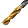 Сверло спиральное по металлу Denzel 5 х 132 мм, Р6М5, Golden Tip, удлиненное, 718254 купить в Тюмени