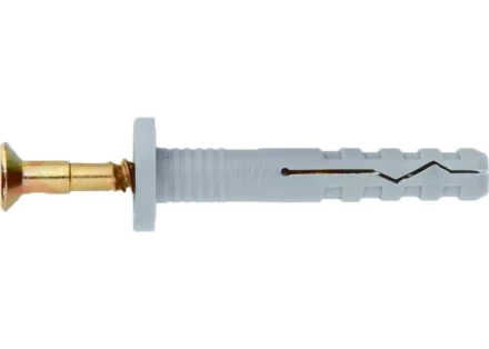 Дюбель-гвоздь полипропиленовый с цилиндрическим бортиком 8х80 мм 100 шт СИБРТЕХ 42150 купить в Тюмени