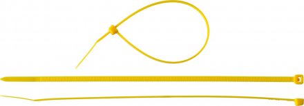 Хомуты нейлоновые ЗУБР &quot;МАСТЕР&quot; желтые, 2,5 мм x 150 мм, 100 шт 309050-25-150 купить в Тюмени