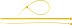 Хомуты нейлоновые ЗУБР &quot;МАСТЕР&quot; желтые, 2,5 мм x 150 мм, 100 шт 309050-25-150 купить в Тюмени