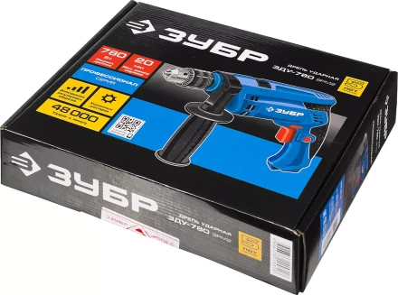 Дрель ударная ЗДУ-780 ЭРМ2 серия ПРОФЕССИОНАЛ купить в Тюмени