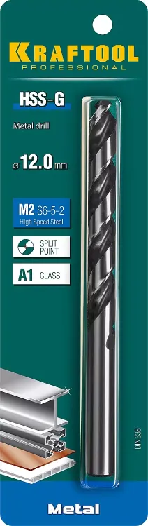 Сверло по металлу HSS-G 29651-12 купить в Тюмени