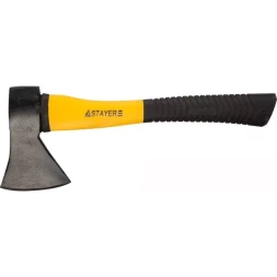 Топор STAYER "STANDARD" кованый, фиберглассовая рукоятка, 0,6кг 20621-06