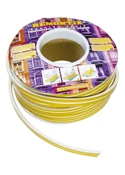 Уплотнитель коричневый СИБРТЕХ 150 м профиль &quot;E&quot; 93866 купить в Тюмени