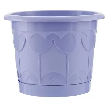 Горшок Тюльпан с поддоном мята 1,4 л PALISAD 69246 купить в Тюмени