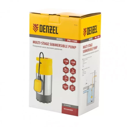 Погружной насос высокого давления Denzel PH1100 97234 купить в Тюмени