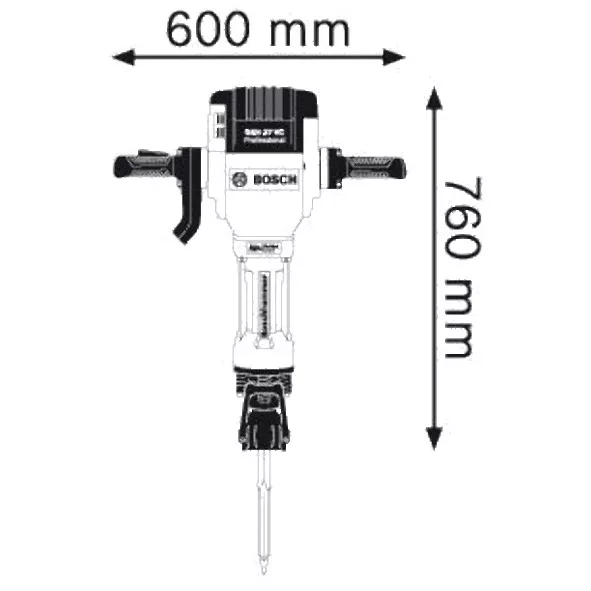 Молоток отбойный Bosch GSH 27 VC купить в Тюмени