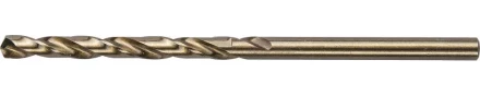 Сверло ЗУБР &quot;ЭКСПЕРТ&quot; КОБАЛЬТ по металлу, цилиндрический хвостовик, быстрорежущая сталь Р6М5К5, класс точн. А1, 3х61мм 4-29626-061-3 купить в Тюмени