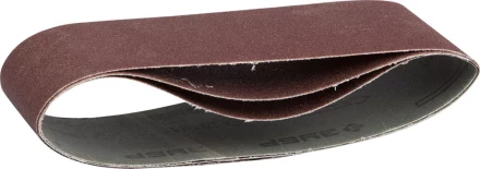 Лента шлифовальная бесконечная ЗУБР &quot;МАСТЕР&quot; на тканевой основе, для ЛШМ, P100, 75х533мм, 3шт 35542-100 купить в Тюмени