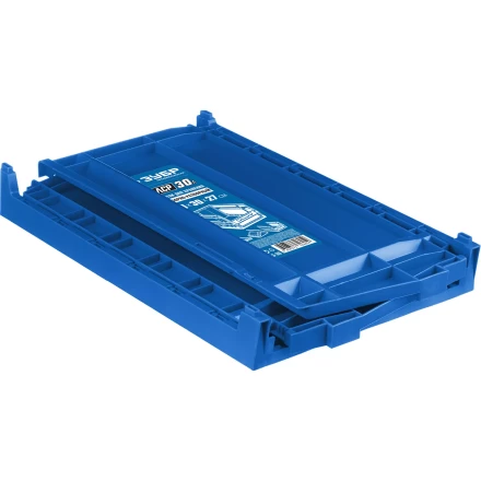 ЗУБР ЛСР-30, 30 л, 500 х 300 х 270 мм, складной ящик-лоток, Профессионал (38063-30) купить в Тюмени