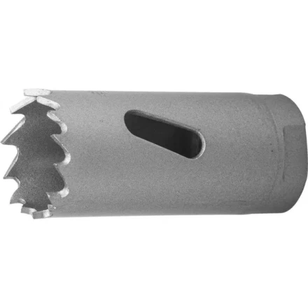 Коронка ЗУБР "ЭКСПЕРТ" биметаллическая, быстрорежущая сталь, глубина сверления до 38мм, d-22мм 29531-022_z01 купить в Тюмени