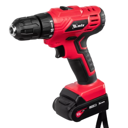 Дрель-шуруповерт аккумуляторная MTX MCDL-12-02, Li-Ion, 12 В, 2 акк. 26182 купить в Тюмени