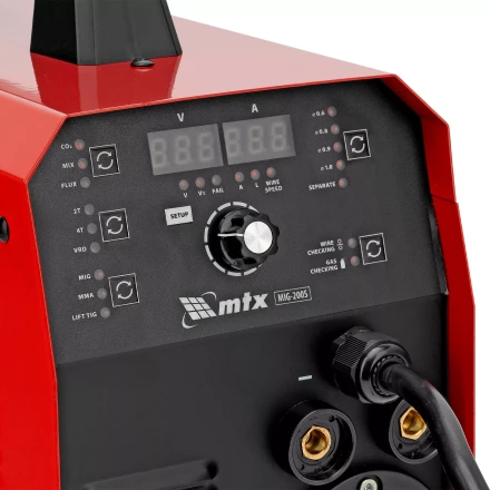 Аппарат инвертор. полуавтомат. cварки MTX MIG-200S, 200A, ПВ 60%, катушка 5 кг купить в Тюмени