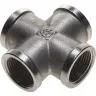 Крестовина GENERAL FITTINGS никелированная латунь, г/г/г/г, 3/4" 51048-3/4 купить в Тюмени