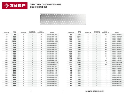 Пластина соединительная ЗУБР &quot;МАСТЕР&quot;, 80х200мм, 1шт 310256-080-200 купить в Тюмени