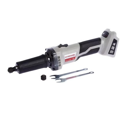 Прямошлифовальная машина с бесщеточным (вентильным) двигателем ИНТЕРСКОЛ ПШМ-8/18ВЭ Li-ion АПИ (картон, без аккум., ЗУ) купить в Тюмени