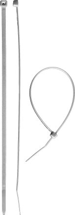 Кабельные стяжки белые КС-Б1 нейлоновые промфасовка серия ПРОФЕССИОНАЛ купить в Тюмени