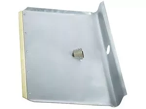 Лопата тротуарная 400х 400х 1,5 мм без черенка алюминиевая метал. окантовка  СИБРТЕХ Россия 61543 купить в Тюмени