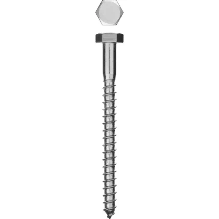 Шурупы ЗУБР &quot;МАСТЕР&quot; с шестигранной головкой, оцинкованные, 6x70мм, 85шт 4-300451-06-070 купить в Тюмени