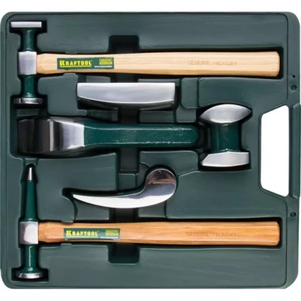 Набор KRAFTOOL &quot;INDUSTRIE&quot; рихтовочный 6 предметов: 2 молотка, 4 правки 20371-H6 купить в Тюмени