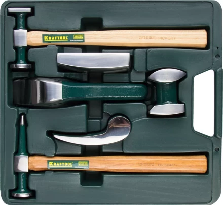 Набор KRAFTOOL &quot;INDUSTRIE&quot; рихтовочный 6 предметов: 2 молотка, 4 правки 20371-H6 купить в Тюмени