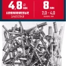 ЗУБР 4.8 x 8 мм, 50 шт, алюминиевые заклепки, Профессионал (313106-48-08) купить в Тюмени