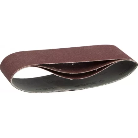 Лента шлифовальная бесконечная ЗУБР &quot;МАСТЕР&quot; на тканевой основе, для ЛШМ, P120, 75х457мм, 3шт 35541-120 купить в Тюмени