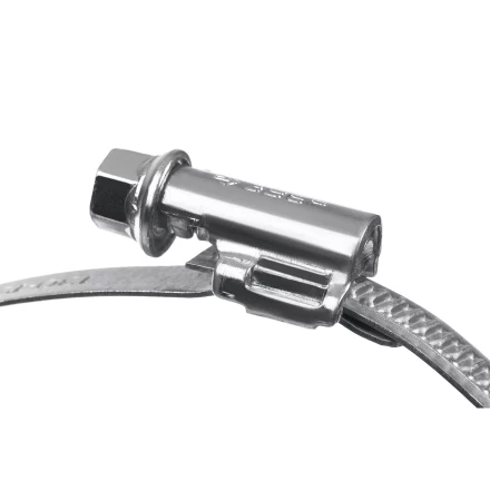 ЗУБР Х-9Н, 70 - 90 мм, накатная лента 9 мм, цинк, 25 шт, червячный хомут (37807-90) купить в Тюмени