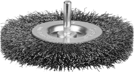 ЗУБР "ЭКСПЕРТ". Щетка дисковая для дрели, двухрядная, витая стальная проволока 0,3мм, 100мм 35198-100-2_z01 купить в Тюмени
