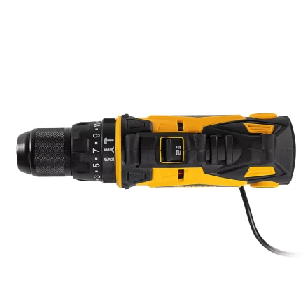 Дрель-шуруповерт сетевая ударная Denzel 26211, ISD-300-13 купить в Тюмени