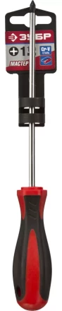 Отвертка ЗУБР "МАСТЕР", Cr-v, эргономичная двухкомпонентная рукоятка, PH1x150мм 25062-1-150_z03 купить в Тюмени