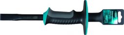 Зубило-скарпель 254х19 мм трехкомпонентный эргономичная ручка защитный протектор антикоррозийное покрытие GROSS 18701