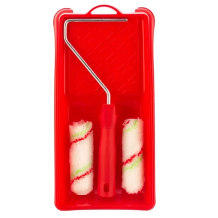 Малярный набор для работ с эмалями: кювета 150 мм х 290 мм и мини-валик 110 мм Сибртех 80453 купить в Тюмени